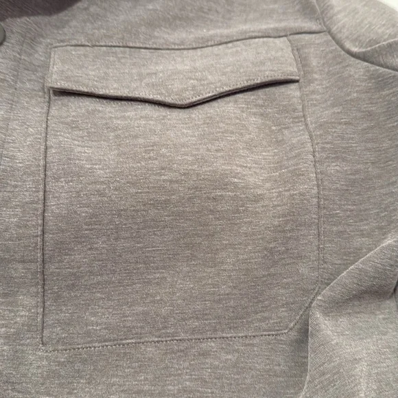 Lululemon Forest Green Gridliner Fleece Overshirt Jacket | Size Small EUC - Picture 5 of 7